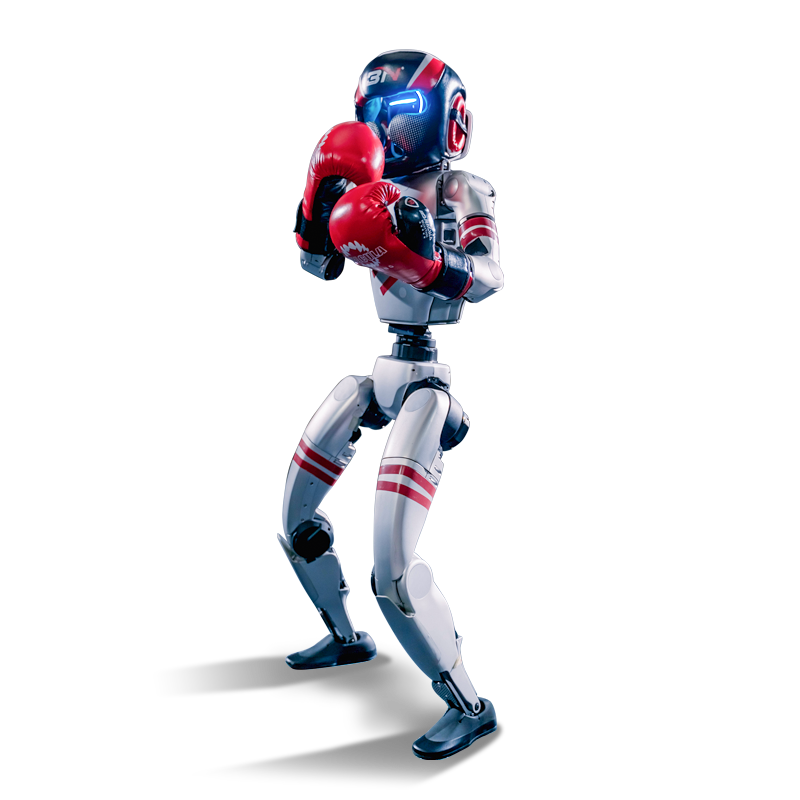 Робот Unitree G1 Boxing
